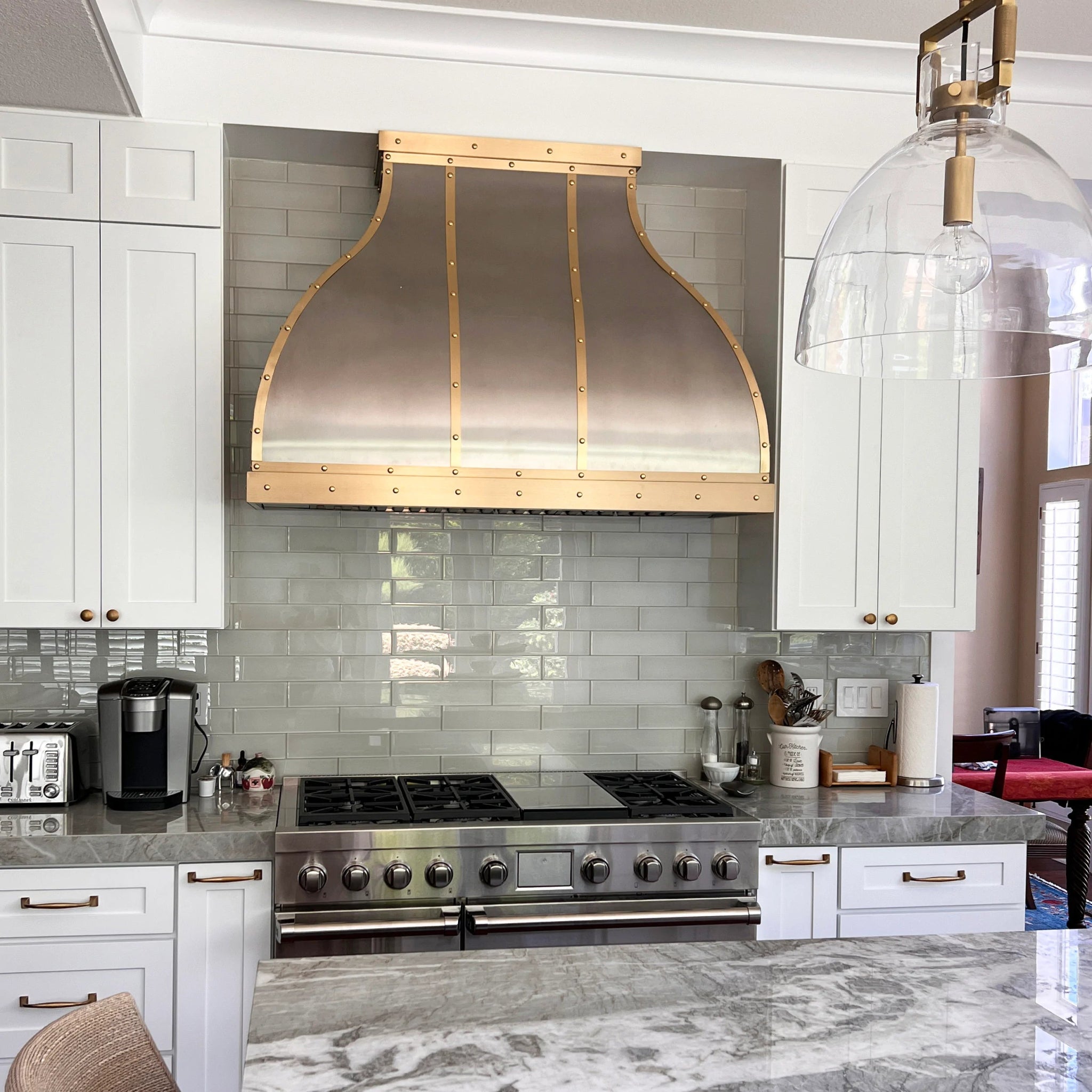 Custom Stainless Steel Range Hood I Handcrafted Metal Hood l SINDA