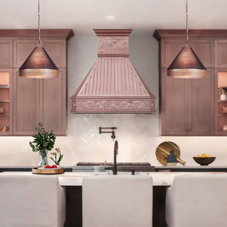 SINDA Custom Copper Range Hood - H14TA-SN - Sinda Copper