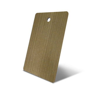 SINDA Brushed Brass - Light Antique Copper Sample - Sinda Coppersample