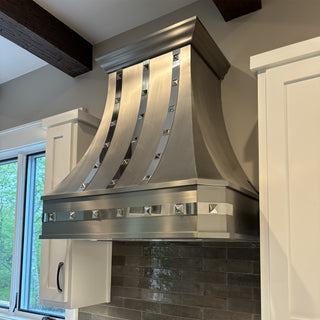 SINDA Premium Handmade Stainless Steel Custom Kitchen Hood
