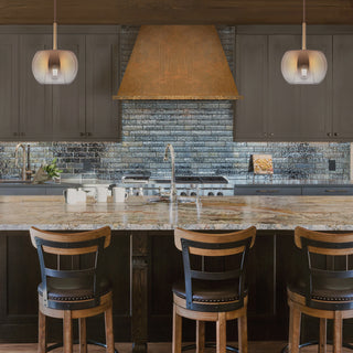 SINDA Rustic Style Custom Copper Range Hood