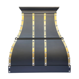 SINDA Arch Bell Black Stainless Steel Range Hood SRH1STR-BSR