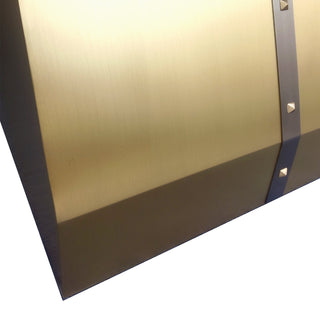 SINDA Brass Sloped Stainless Steel Vent Hood