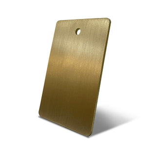 SINDA Brushed Brass Sample - Sinda Coppersample