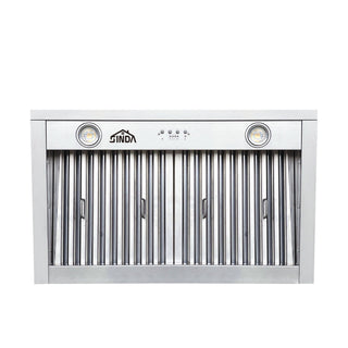 SINDA Built-In/Insert Range Hood in Stainless steel, 30 in. 610CFM Range Hood Insert with Adjustable Light, H0130 (6 Working Days Delivery) - Sinda CopperVentFree Expedited Shipping (4-6 Working Days)