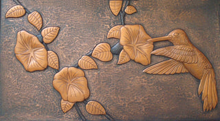 SINDA Classic Kitchen Copper Backsplash Handmade Elegant Wall Art CB-5 - Sinda Copper
