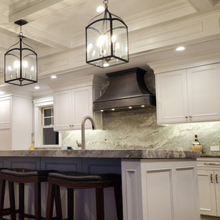 SINDA Handcrafted Classic Decorative Bronze Copper Custom Kitchen Hood