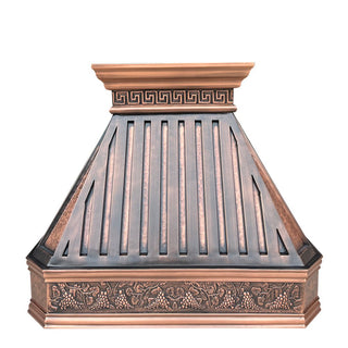 SINDA Custom Copper Range Hood, H14TA-G - Sinda Copper