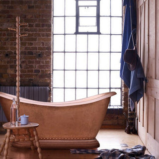 SINDA Handmade Copper Bathtub Double-Slipper SCB-S1 - SINDA