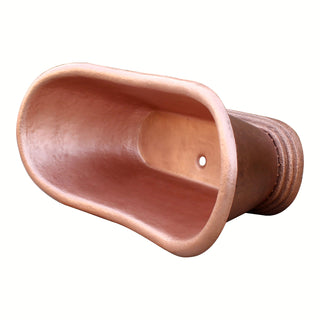 SINDA Handmade Copper Bathtub Double-Slipper SCB-S1 - Sinda Copper