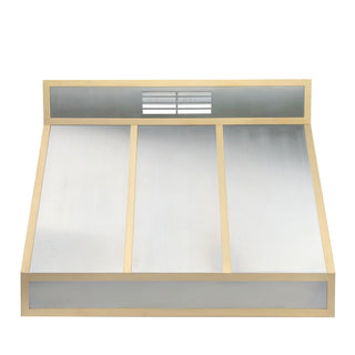 SINDA SRH12-4TR Handcrafted Brushed Stainless Steel Range Hood - Sinda CopperRange Hood