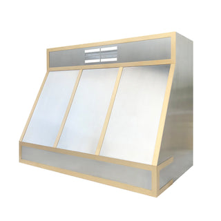 SINDA SRH12-4TR Handcrafted Brushed Stainless Steel Range Hood - Sinda CopperRange Hood
