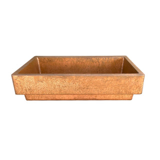 SINDA Single Bowl 14 Gauge Vantage Copper Kitchen Sink KSAR-V - Sinda Coppercopper sink