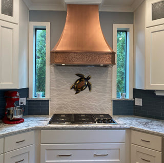 SINDA classic H3 design decorative copper range hood