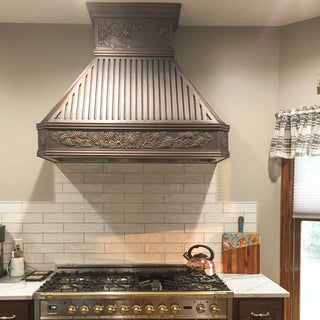 SINDA custom copper range hood fully customizable