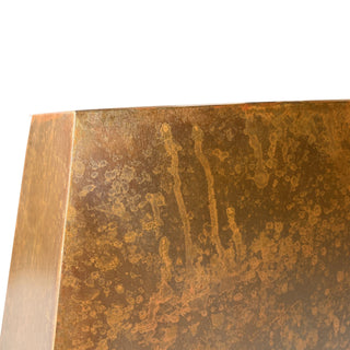 SINDA Premium Vintage Sloped Shape Copper Custom Kitchen Hood Detail