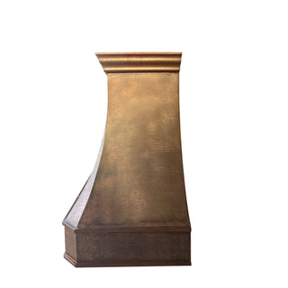 SINDA handcrafted luxury vintage copper custom range hood