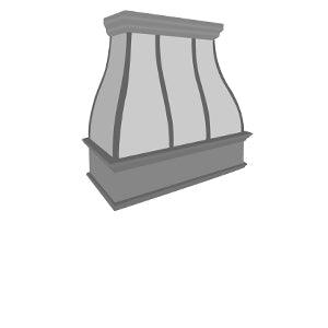 Bella H25  Series Copper Range Hood - Sinda Copper