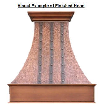 Custom -  SINDA H7TR Copper Range Hood and KSA-3 Copper Kitchen Sink for Tina