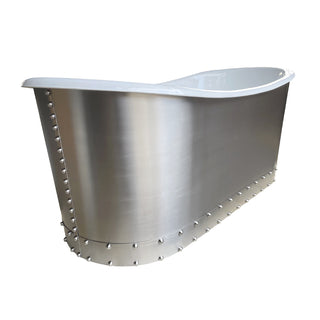 SINDA Cast Iron Stainless Steel Bathtub SSB-BSS1