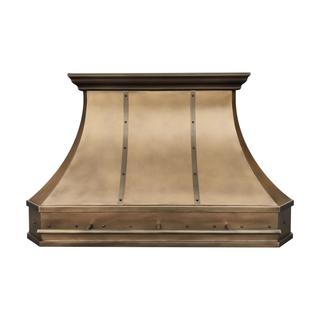 Custom Link -  SINDA BRH3-C-2TR-BP Brass Range Hood for Brene