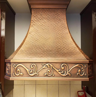 Custom -  SINDA H3A Copper Range Hood for Kay