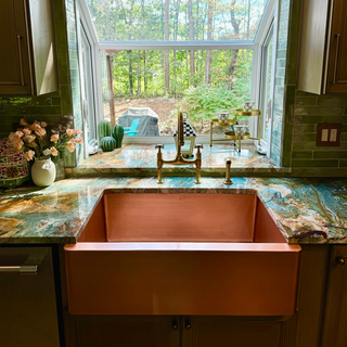 CUSTOM - SINDA KSA-1 Copper Kitchen Sink for Michael