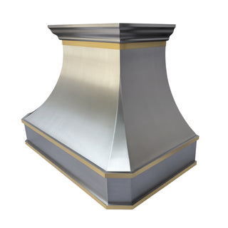 SINDA Handcrafted Stainless Steel Range Hood Wall Mount In Stock, 36"W x 21"D x 27"H