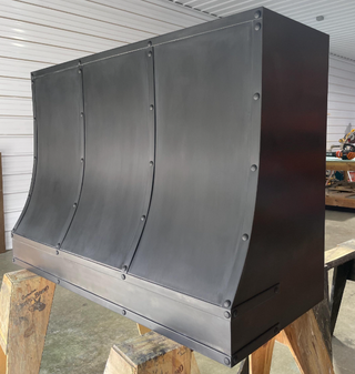 Custom -  SINDA Sloped Copper Range Hood for Elisa