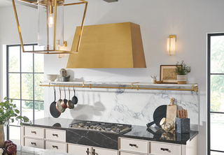 Custom - SINDA Brass Range Hood for Sherri
