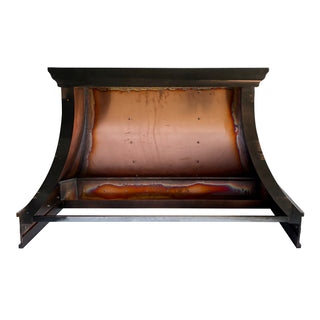 SINDA Classic Wall Mount Copper Range Hood In Stock 48"W x 21"D x 30"H
