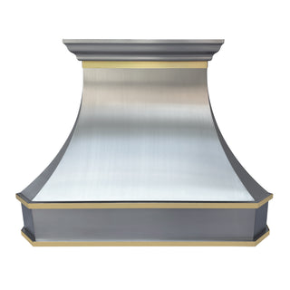 SINDA Handcrafted Stainless Steel Range Hood Wall Mount In Stock, 36"W x 21"D x 27"H