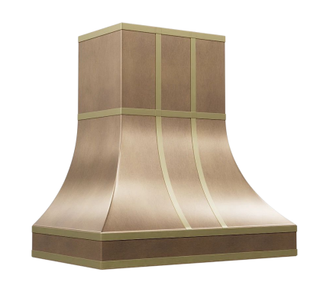 Custom -  SINDA Copper Range Hood for Scott
