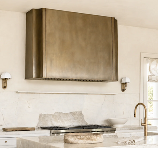 Custom Link -  SINDA  Brass Range Hood for Christina