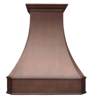 Custom-SINDA H3 Classic Copper Range Hood for Jordan