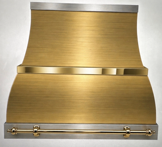 Custom -  SINDA Brass Range Hood for Connie
