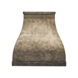 aged brass range hood sinda