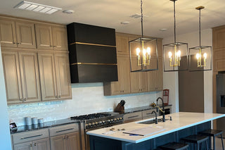 modern kitchen stainless steel range hood