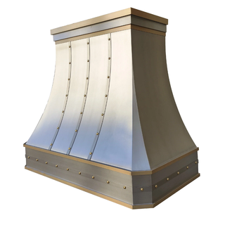 Decorative wall-mounted kitchen vent hood 