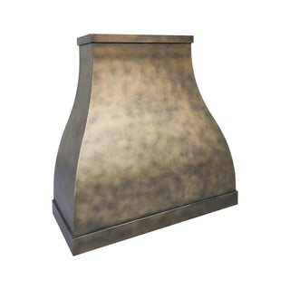 kitchen bell-shaped brass exhaust hood
