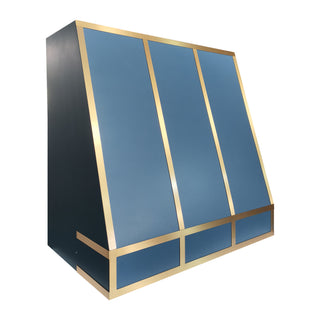 Decorative wall mounted kitchen stainless steel range hood