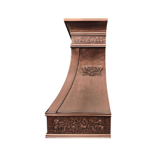 copper kitchen range hoods