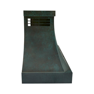 copper hood vent kitchen