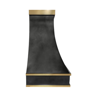 free shipping for a custom zinc kitchen range hood