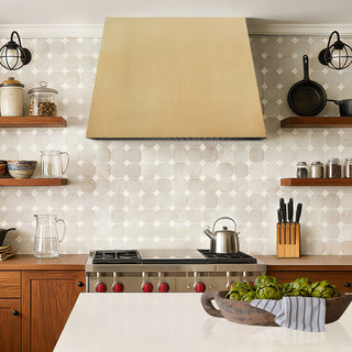 SINDA kitchen brushed brass vent hood