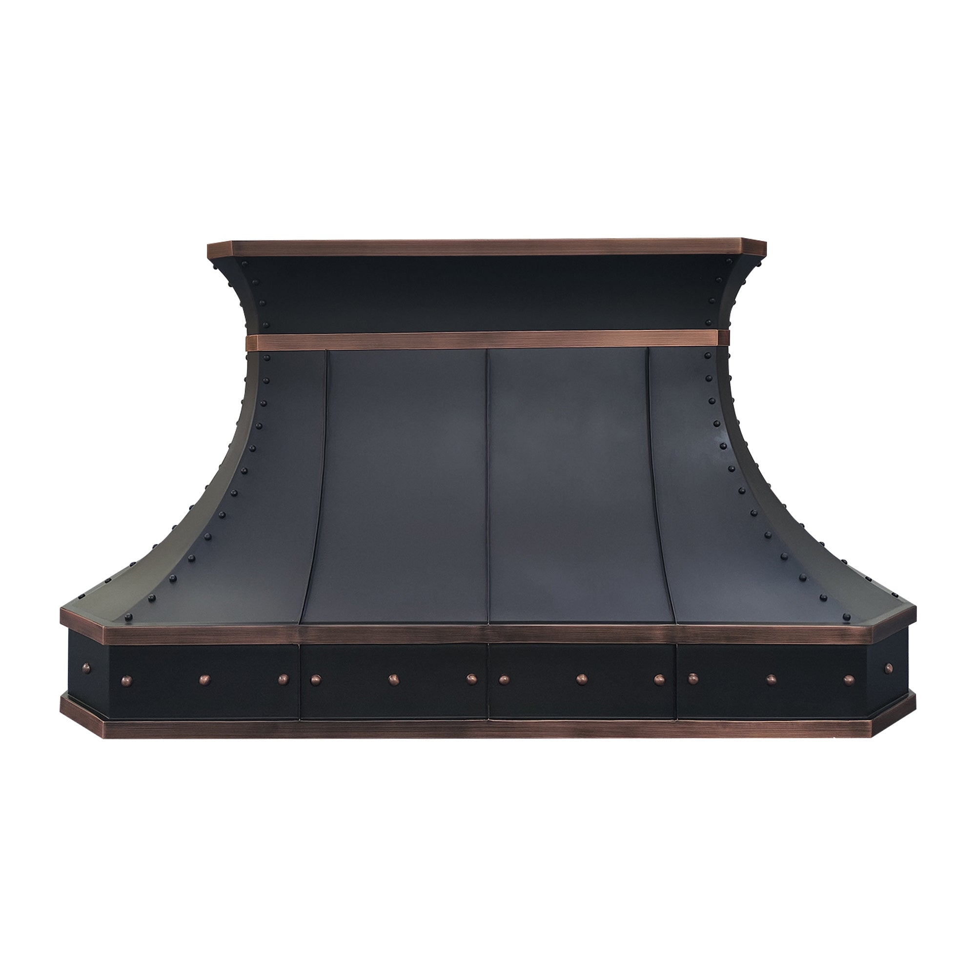 Rustic Custom Oil Rubbed Bronze Stove Hood | Handmade | SINDA