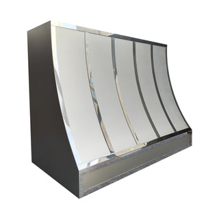 stainless steel kitchen stove vent hood