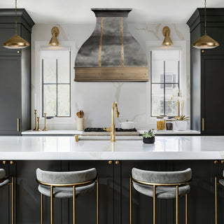 [CUSTOM] SINDA Handcrafted Kitchen Zinc Range Hood ZRH-2BTR