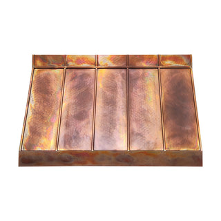 handcrafted copper range hood