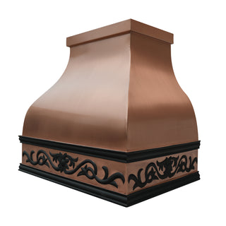 SINDA High-end Handmade Decorative Dark Apron Copper Custom Vent Hood - H2A-ORB